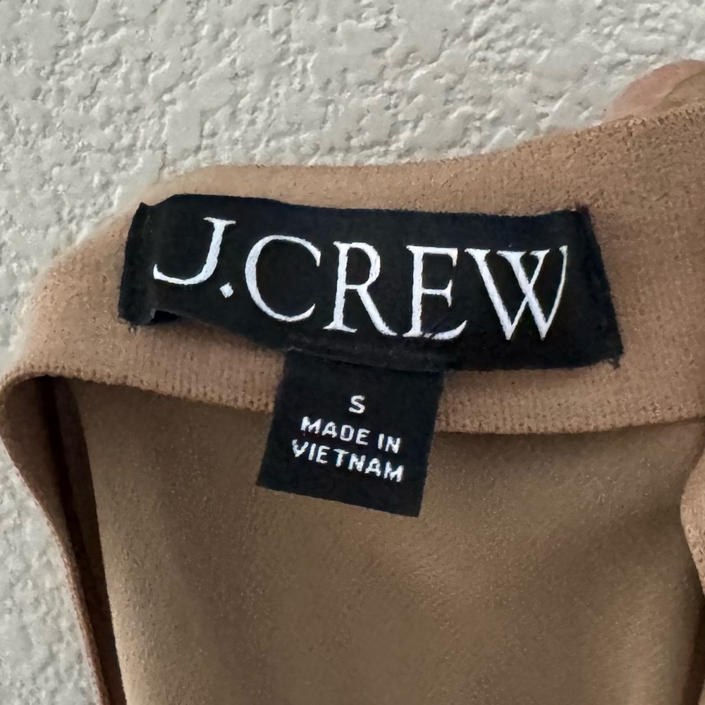J. Crew Gwyneth Pleated Slip Skirt Small Midi Camel Tan Classic Timeless Preppy - Picture 13 of 13